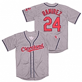 Indians 24 Manny Ramirez Gray Turn Back The Clock Jersey Dzhi,baseball caps,new era cap wholesale,wholesale hats